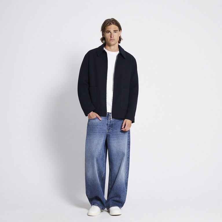 Zip jacket "Zixten" Navy